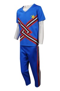 CH177 place an online order for children's cheerleading wear  order cheerleading wear with samples  design boys' short-sleeved cheerleading wear specialty store